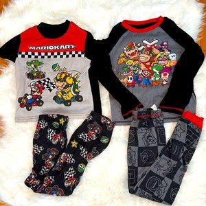 Mario Pajama Bundle Boys size 6/7